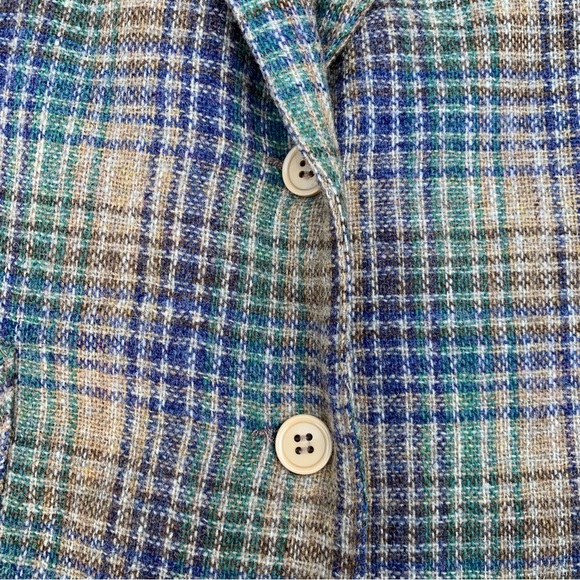 Private Concepts Women’s Plaid Oversized Blazer - Picture 4 of 7